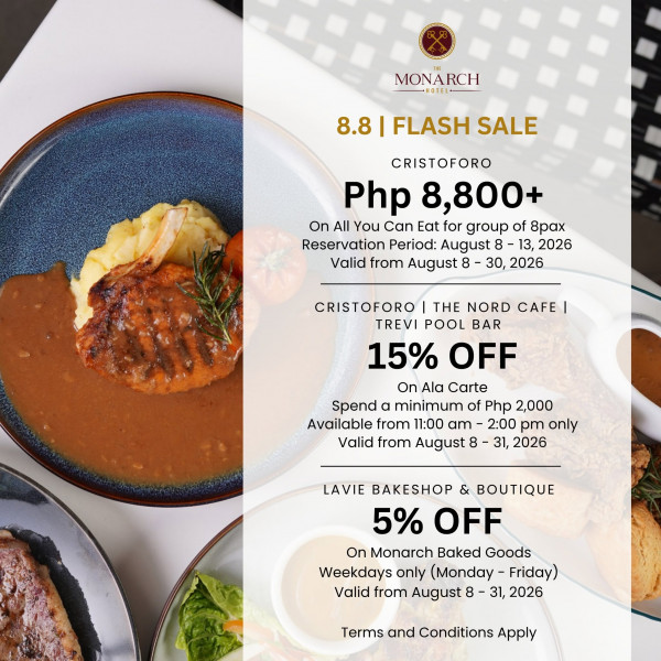 8.8 Flash Sale Cristoforo